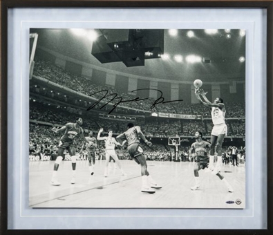 Michael Jordan Signed and Framed 20x24 Photo With Huge Signature (UDA)
